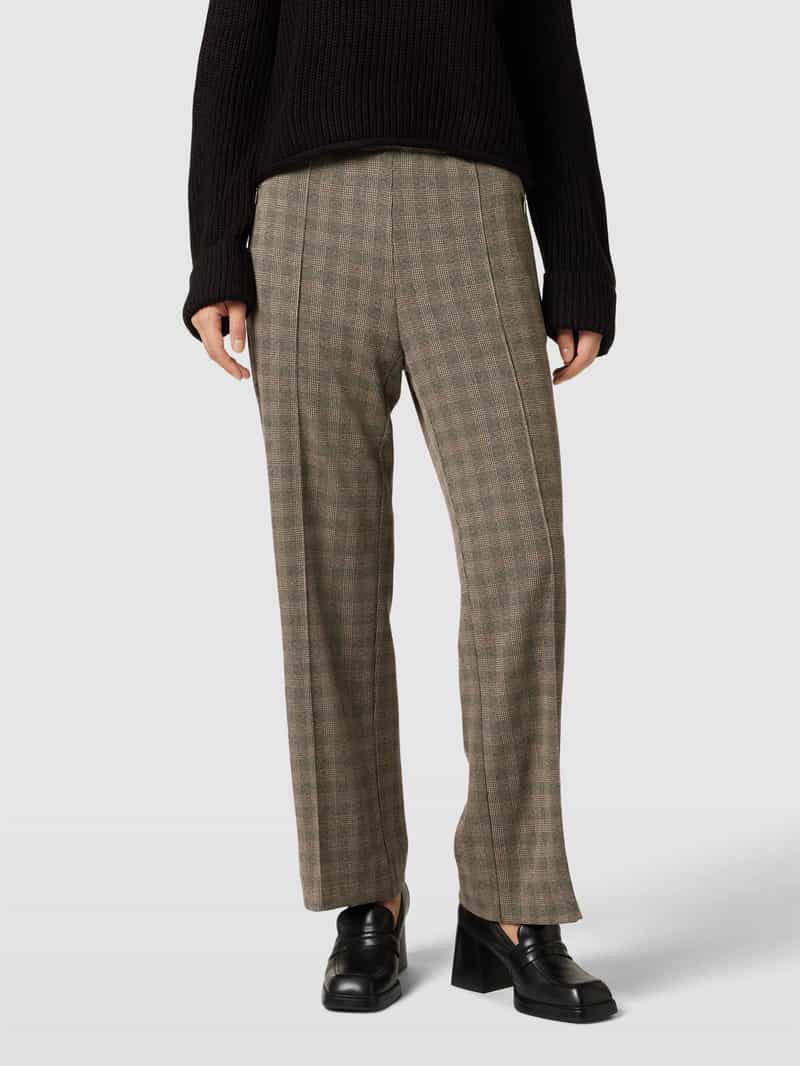 Stoffen broek met vaste persplooien, model 'PEGGY' Raphaela By Brax