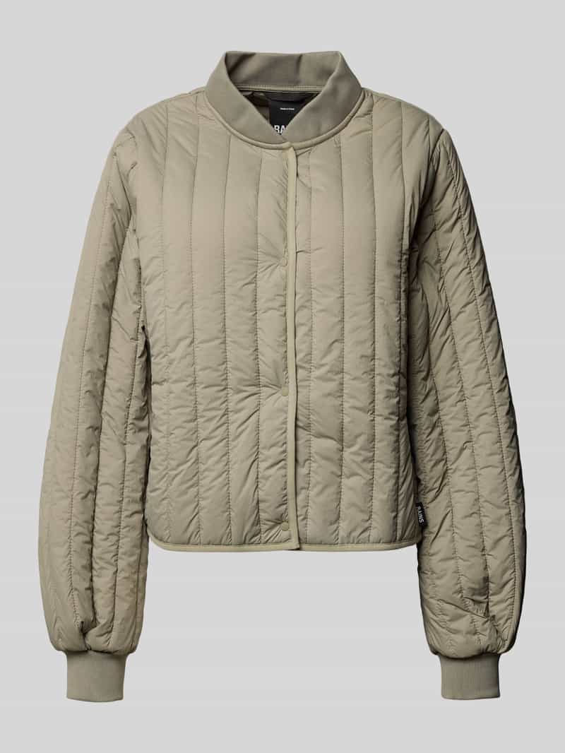 Rains Gewatteerd jack met knoopsluiting model 'Banja Liner'