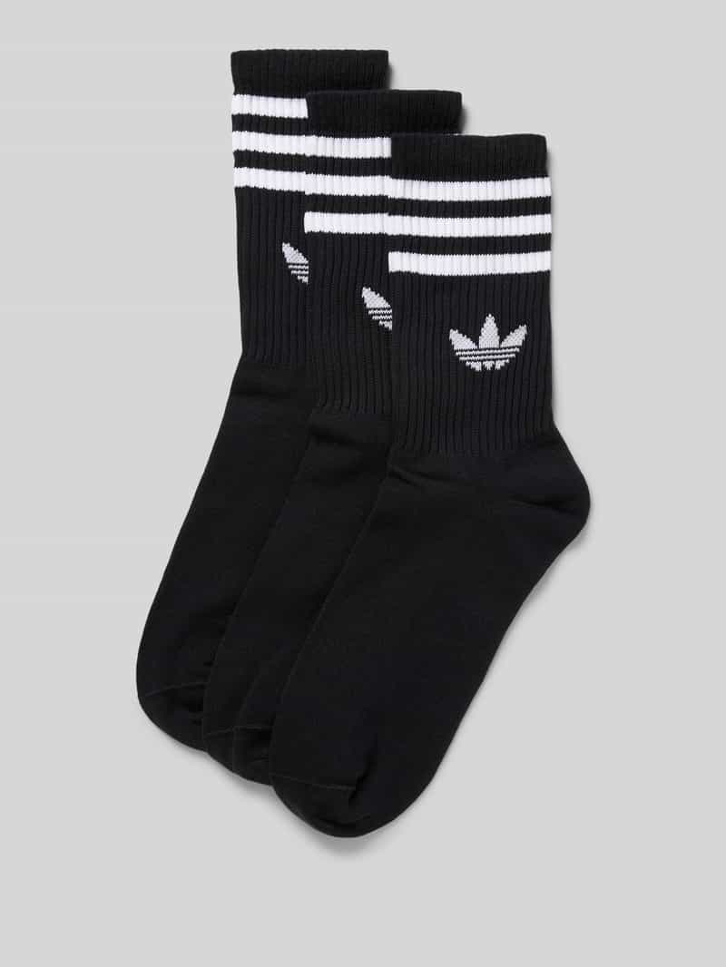 adidas Originals Sokken met logoprint in een set van 3 paar
