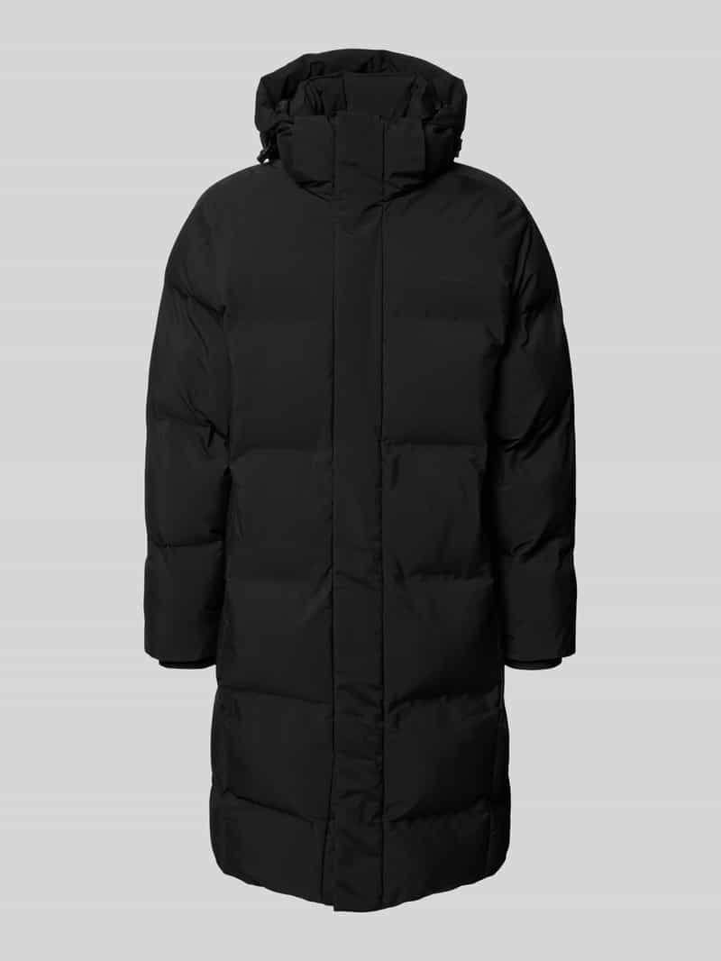 lindbergh Gewatteerde lange jas met capuchon model 'Recycled padded coat'