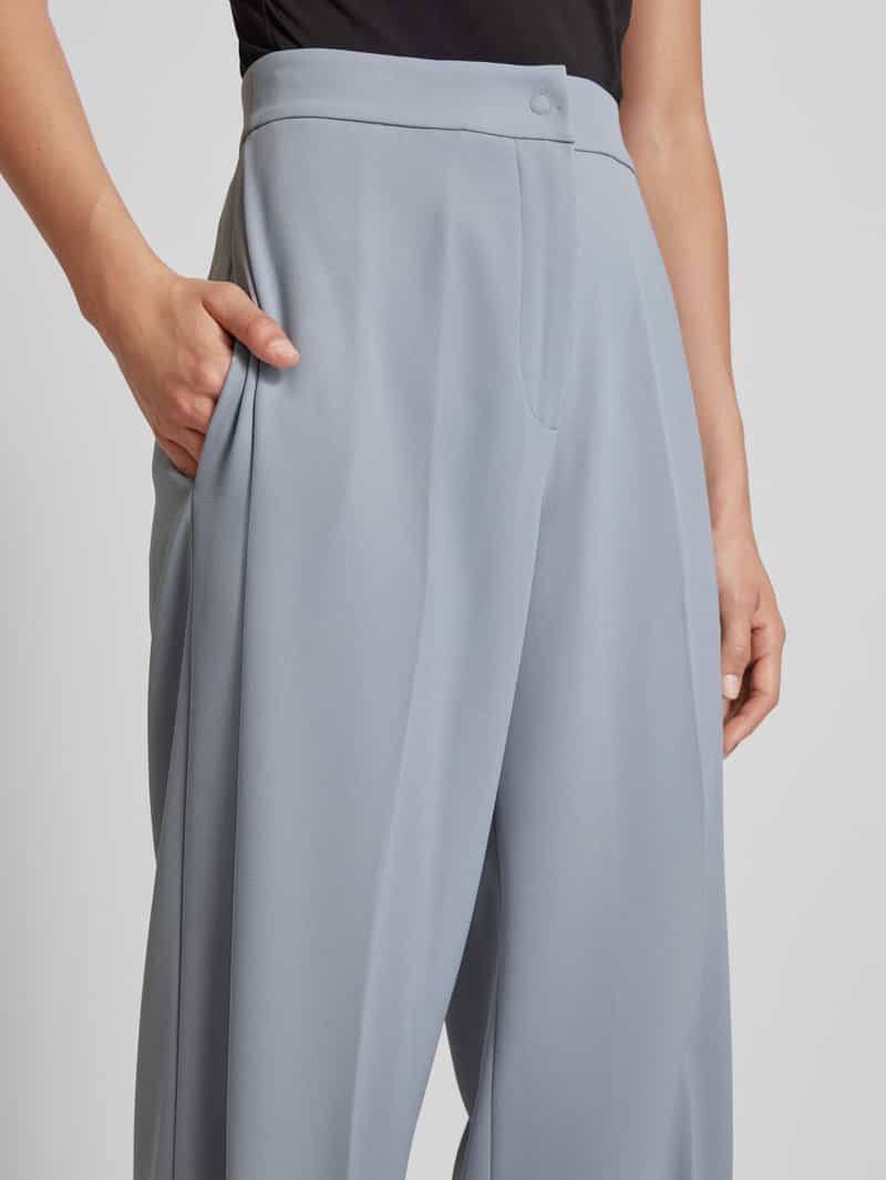 Emporio Armani Straight leg stoffen broek met geweven motief