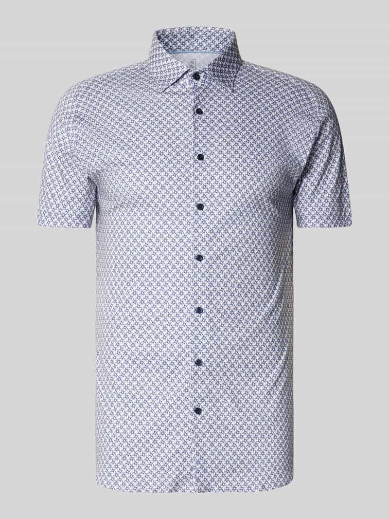 Desoto Slim fit vrijetijdsoverhemd met kentkraag