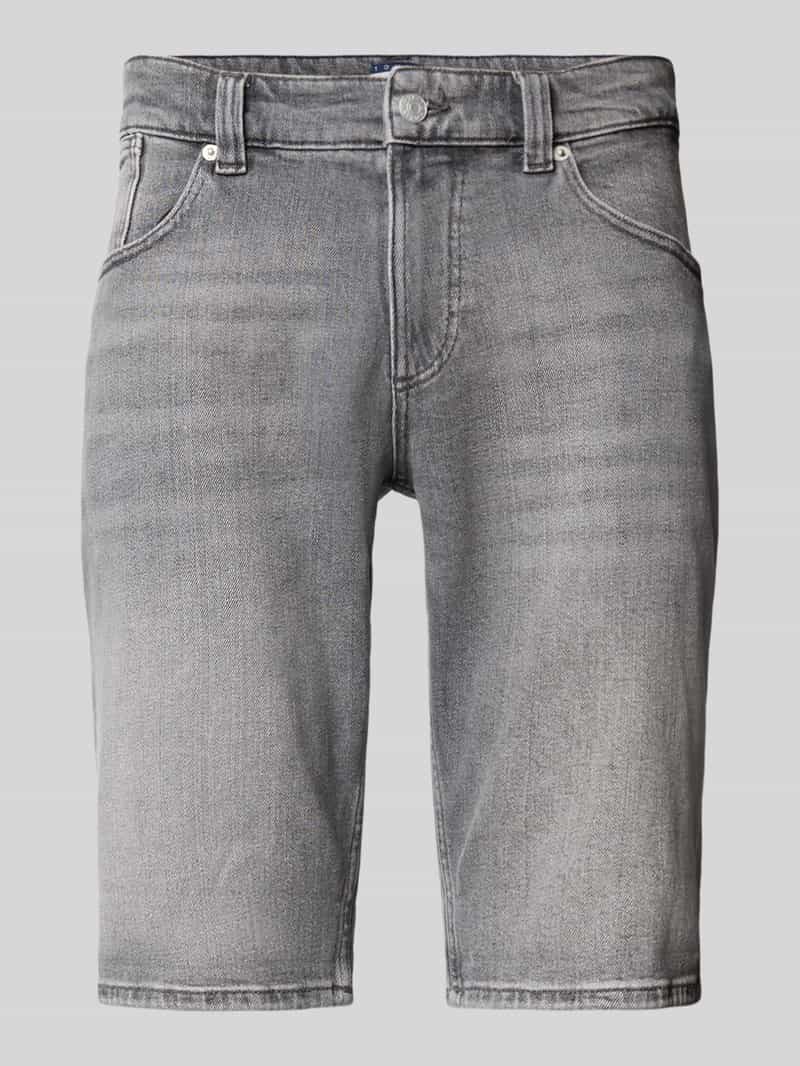 Tommy Jeans Slim fit korte jeans van katoenmix model 'RONNIE'