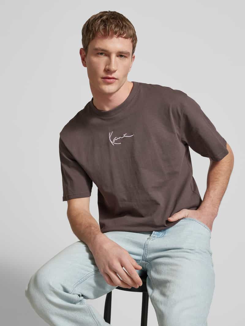 Karl Kani T-shirt met labelstitching