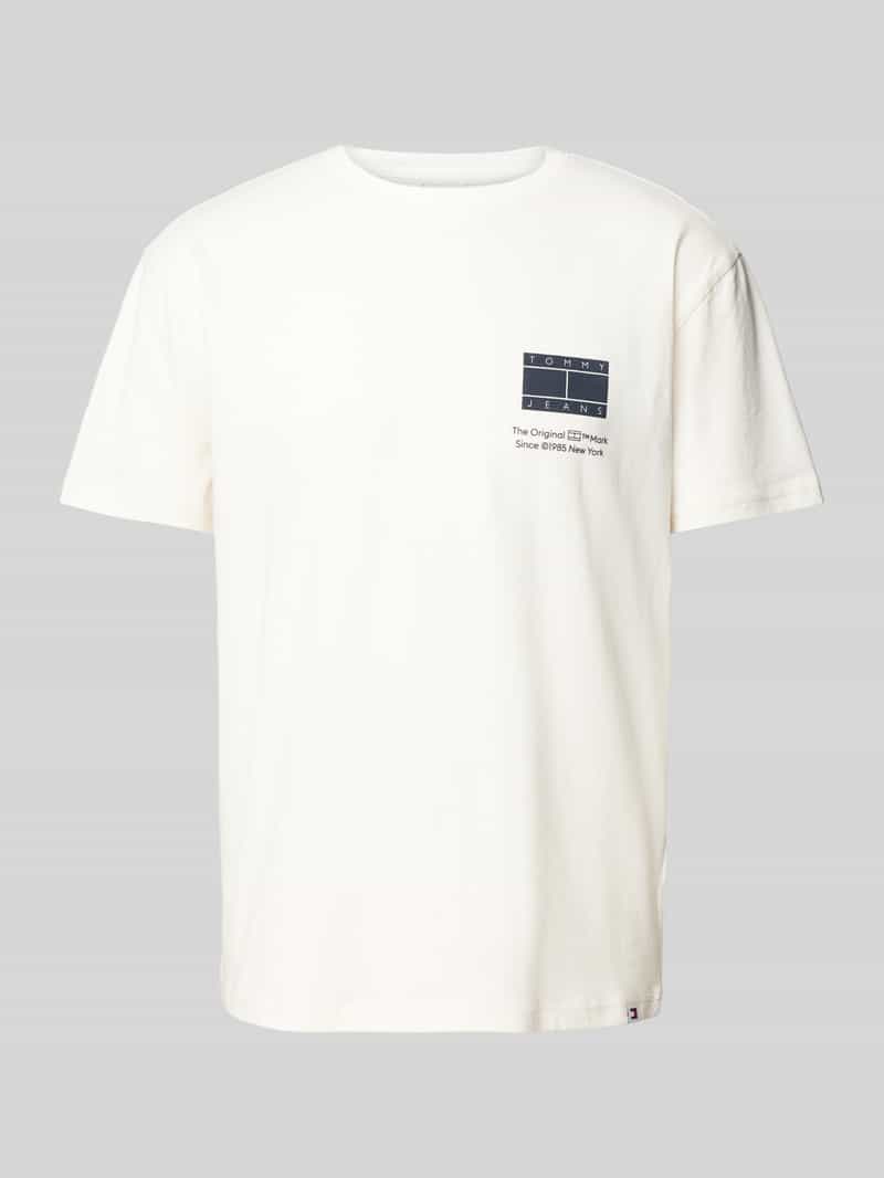 Tommy Jeans Regular fit T-shirt met labelprint