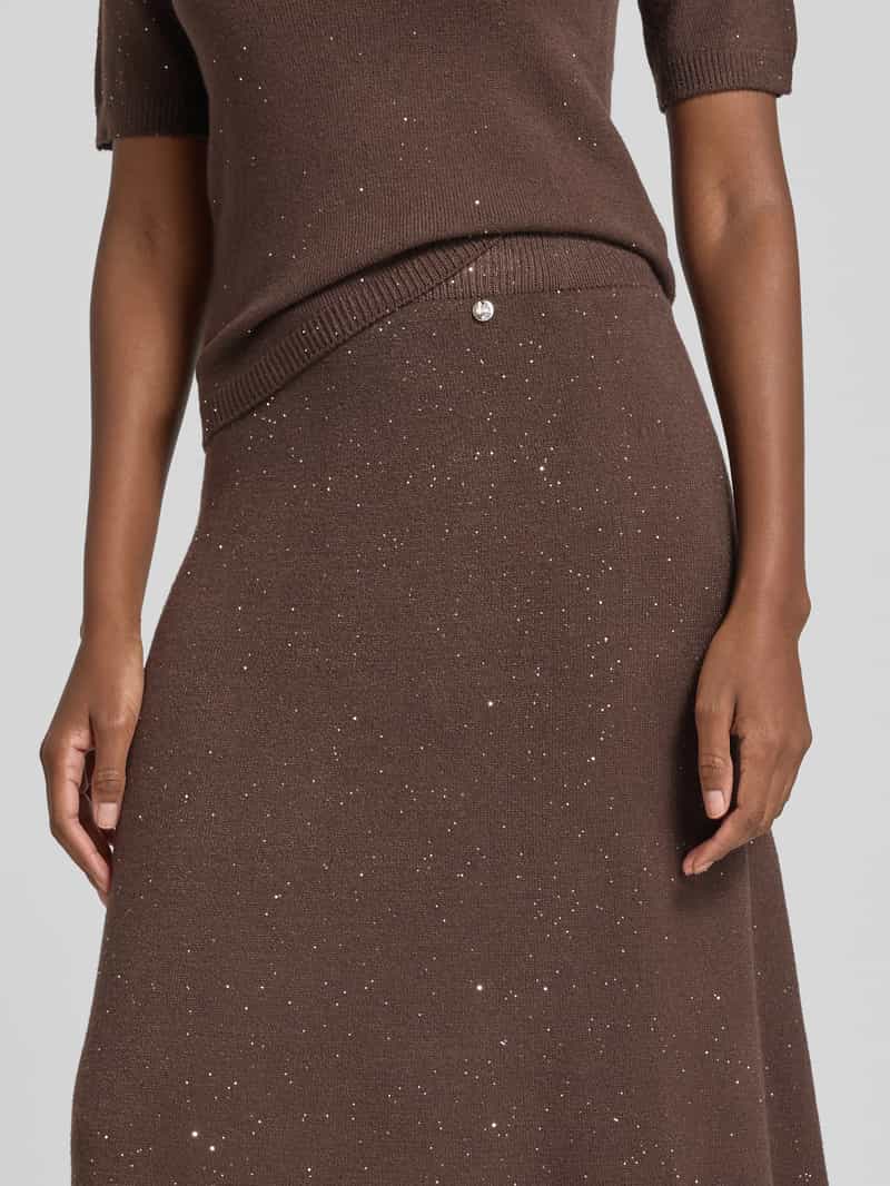 Liu Jo White Midirok met siersteentjes