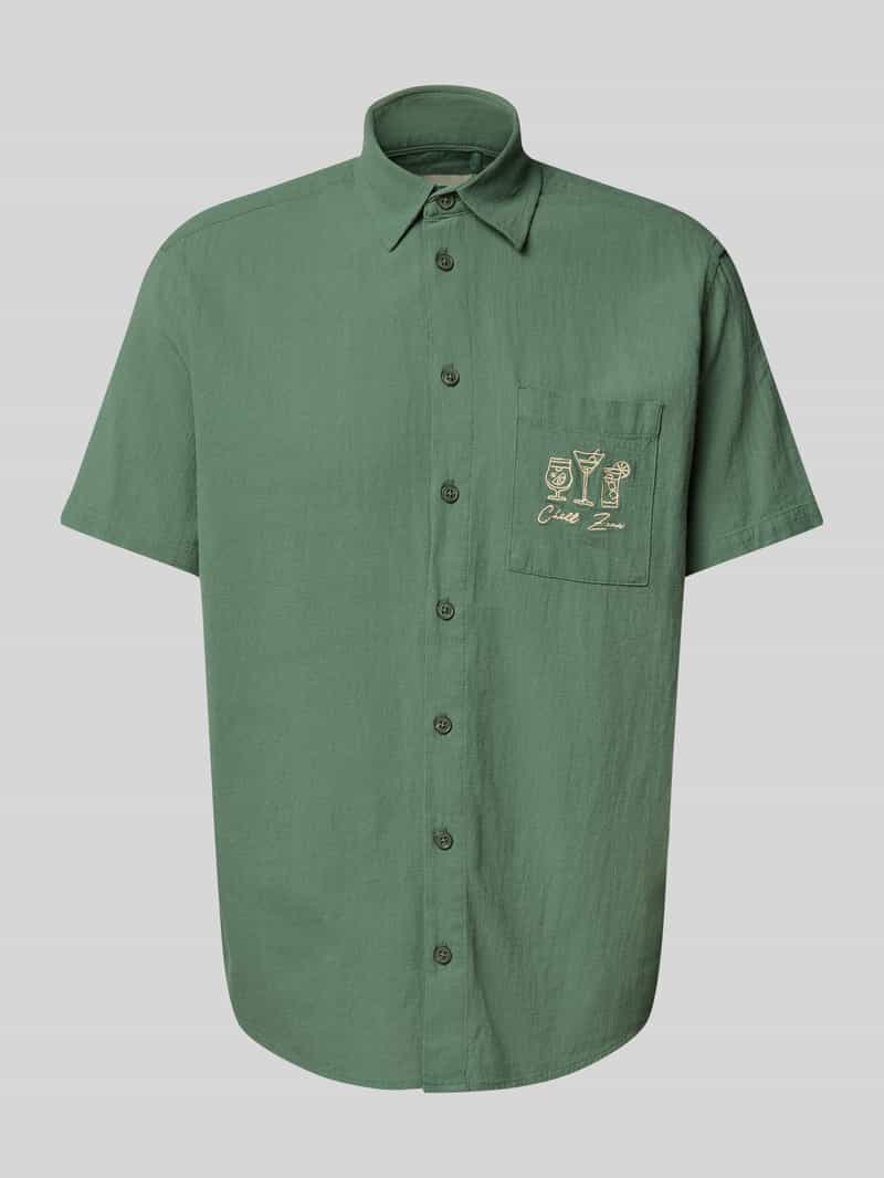 Blend Slim fit vrijetijdsoverhemd met stitchingdetails model 'APOLLO'