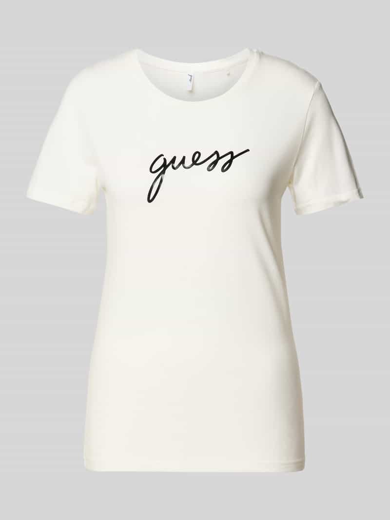 Guess T-shirt met labelprint model 'CARRIE'