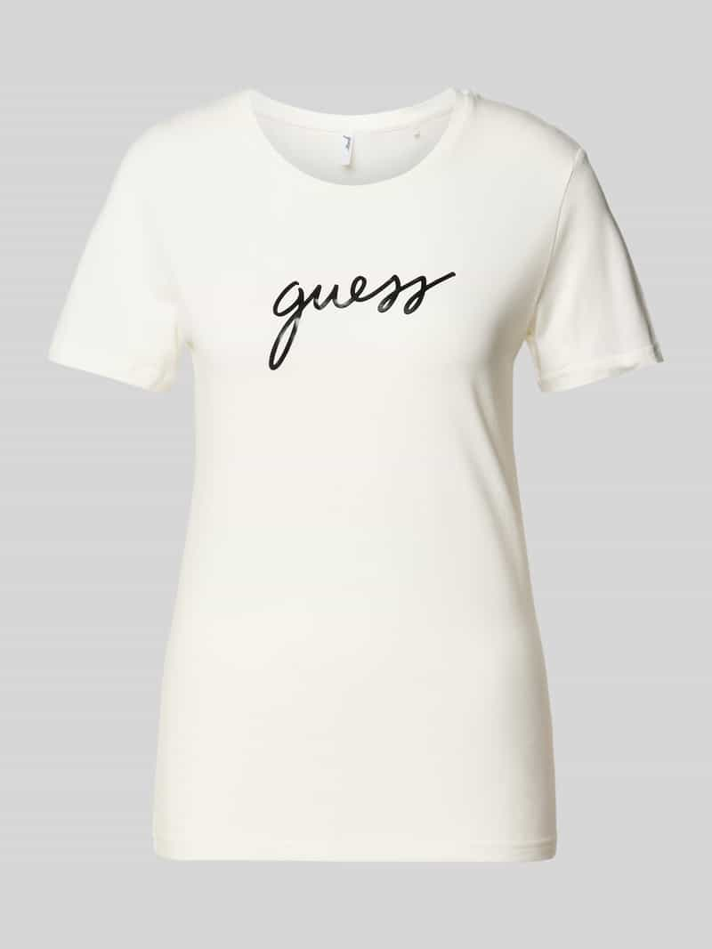 Guess T-shirt met labelprint model 'CARRIE'