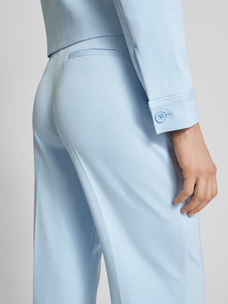 comma Wide leg pantalon met persplooien
