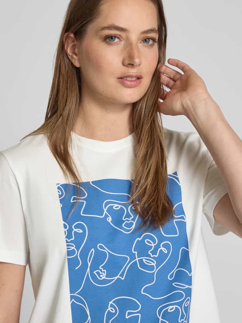 Vila T-shirt met ronde hals model 'SYBIL'