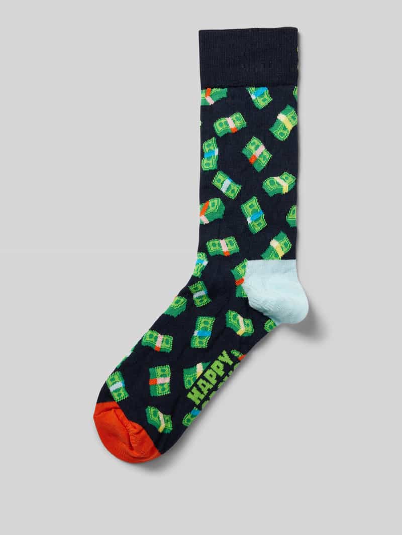 Happy Socks Sokken met labelprint