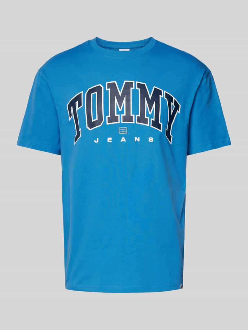 Tommy Jeans T-shirt met labelprint