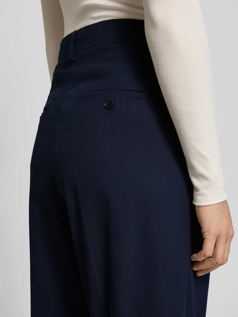 Weekend Max Mara Wide leg bandplooibroek van puur katoen model 'VETTURA'