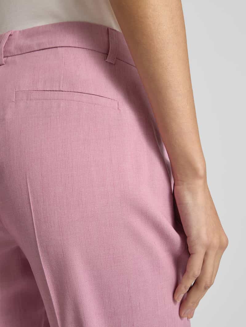 Christian Berg Woman Selection Regular fit stoffen broek met persplooien
