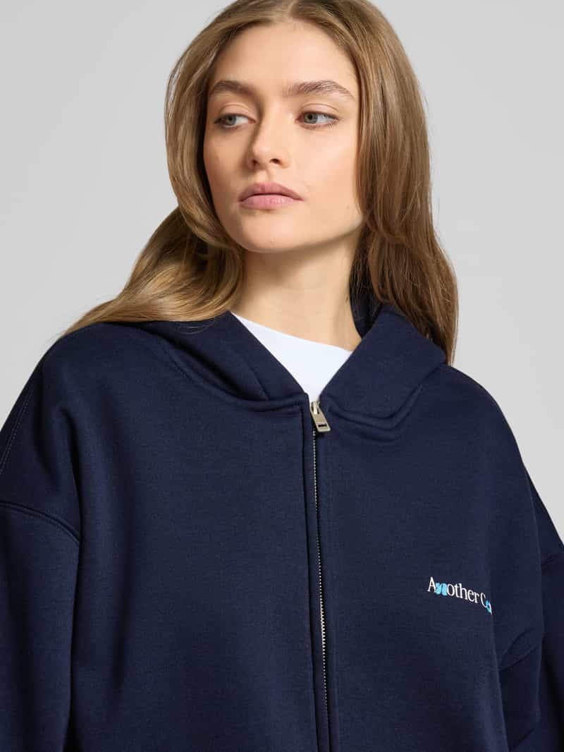 ANOTHER COTTON LAB Sweatjack met labelprint