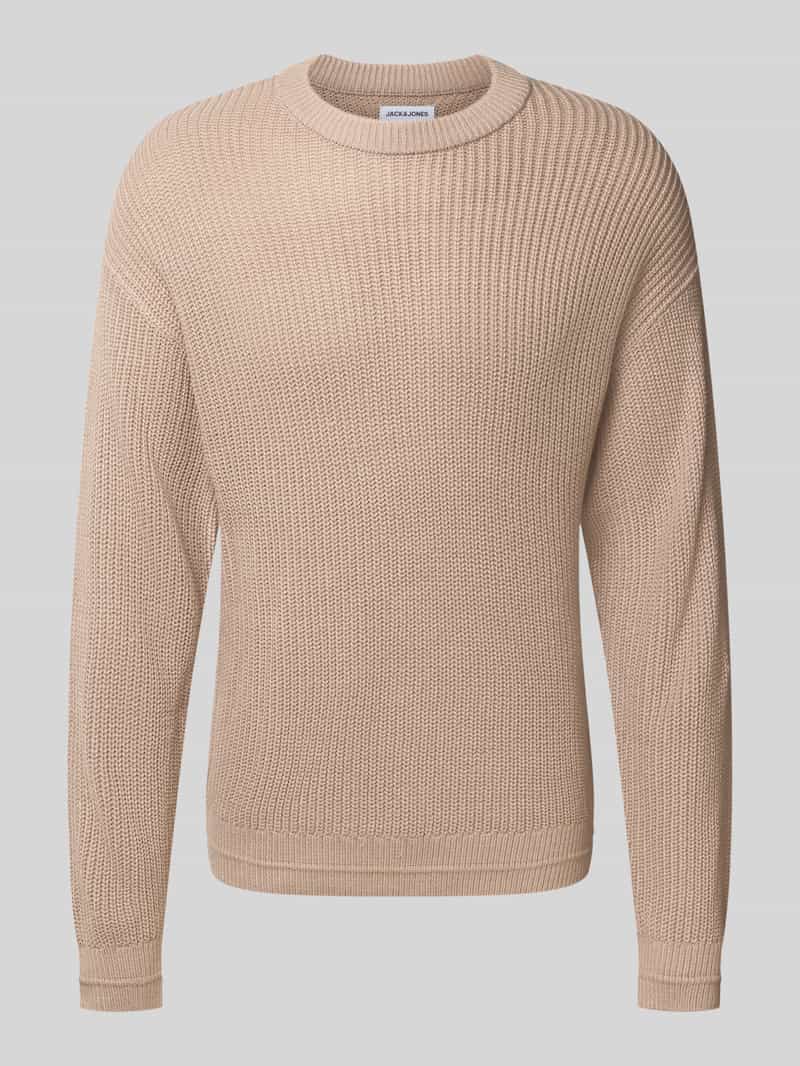 jack & jones Gebreide pullover met ronde hals model 'KAITO'