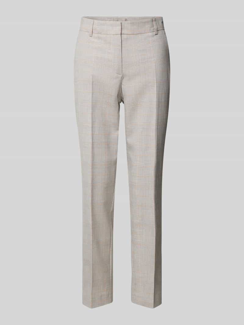 Christian Berg Woman Selection Regular fit stoffen broek met riemlussen