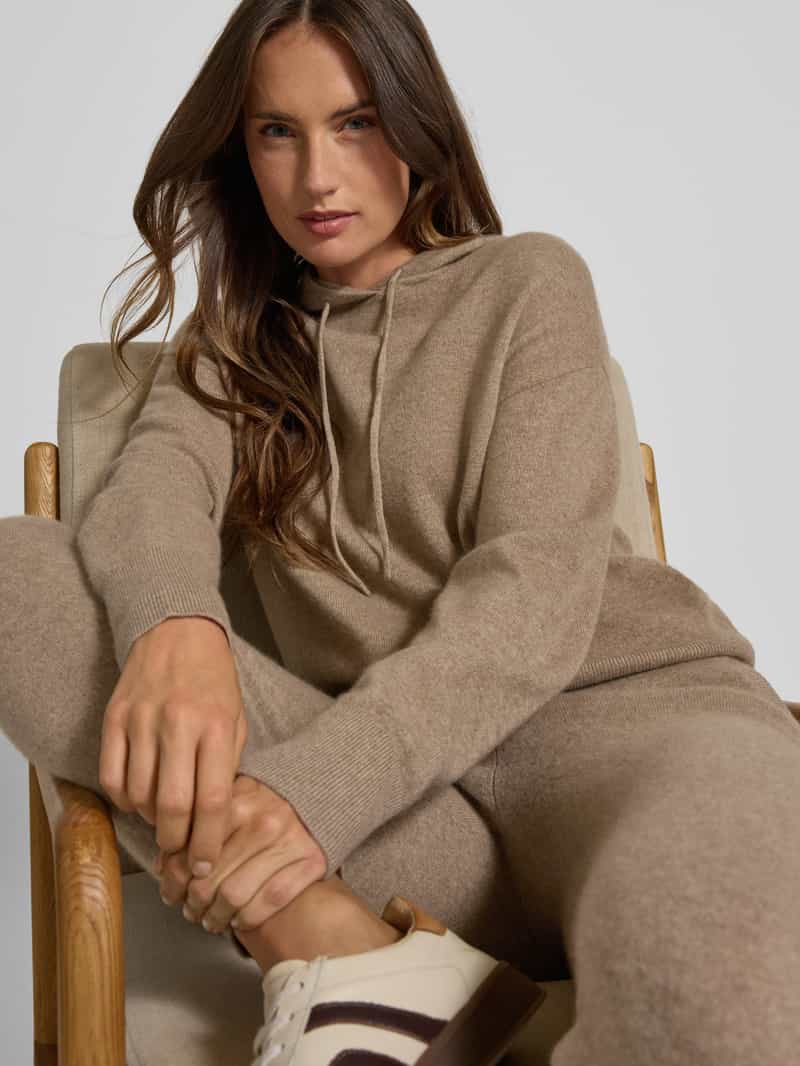 Jake*s Casual Hoodie van kasjmier