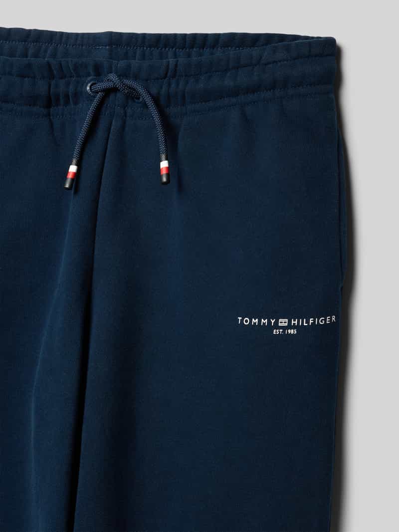 Tommy Hilfiger Teens Regular fit sweatpants met labelprint