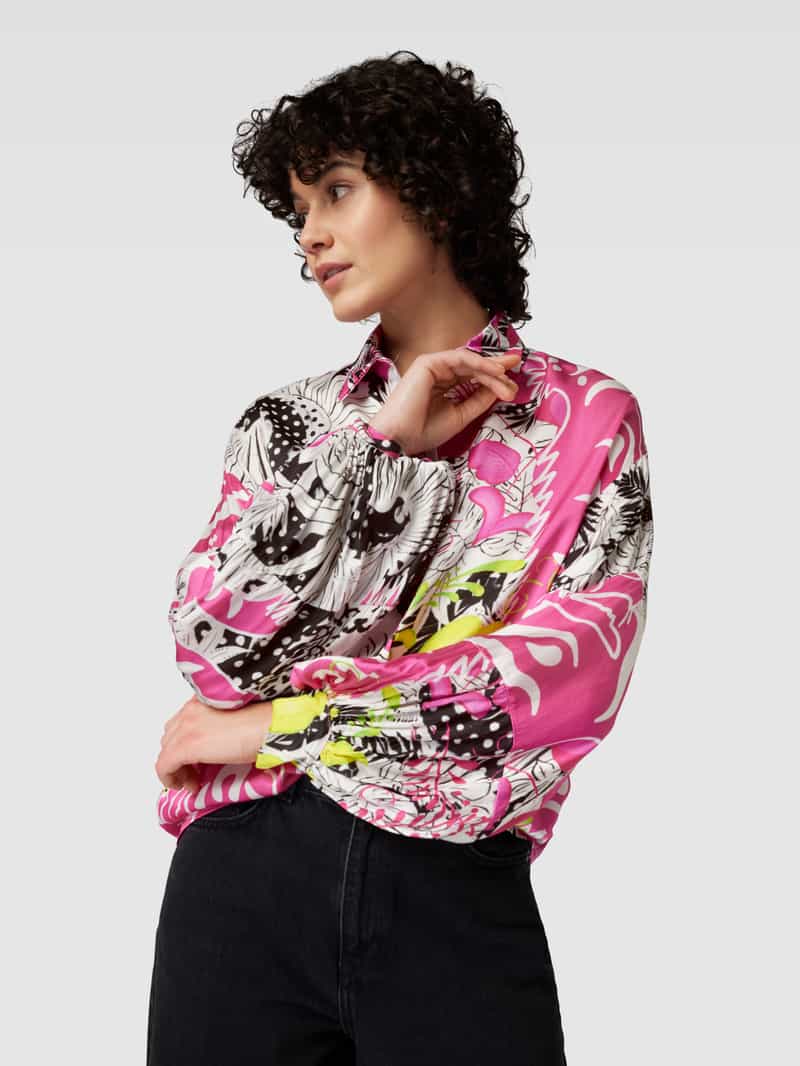 miss goodlife Overhemdblouse met all-over motief