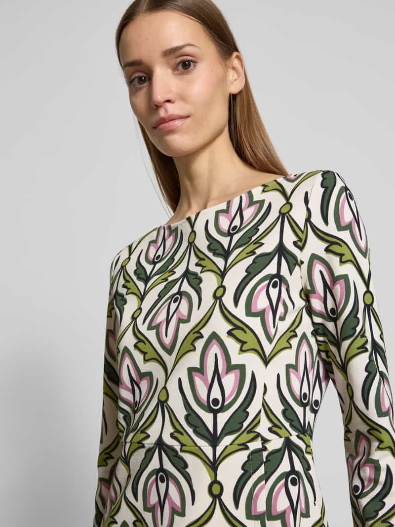 Weekend Max Mara Knielange jurk met boothals model 'RAMPUR'