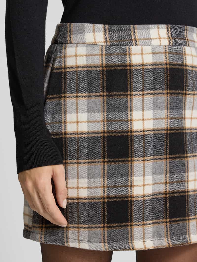 Vero Moda Regular fit minirok met ruitmotief model 'NAYA'
