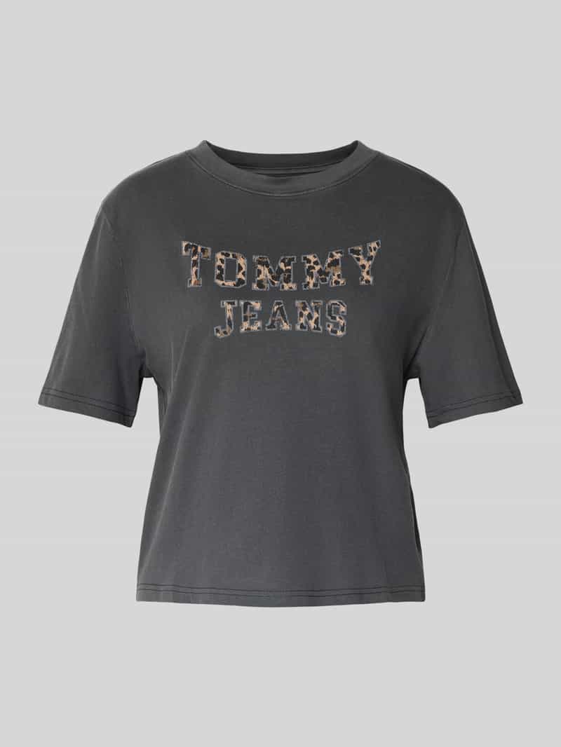 Tommy Jeans Boxy fit T-shirt van puur katoen
