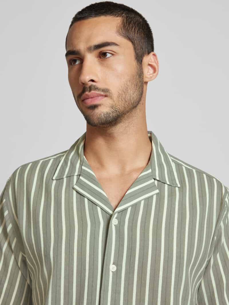 Redefined Rebel Regular fit vrijetijdsoverhemd met reverskraag model 'HOWIE'