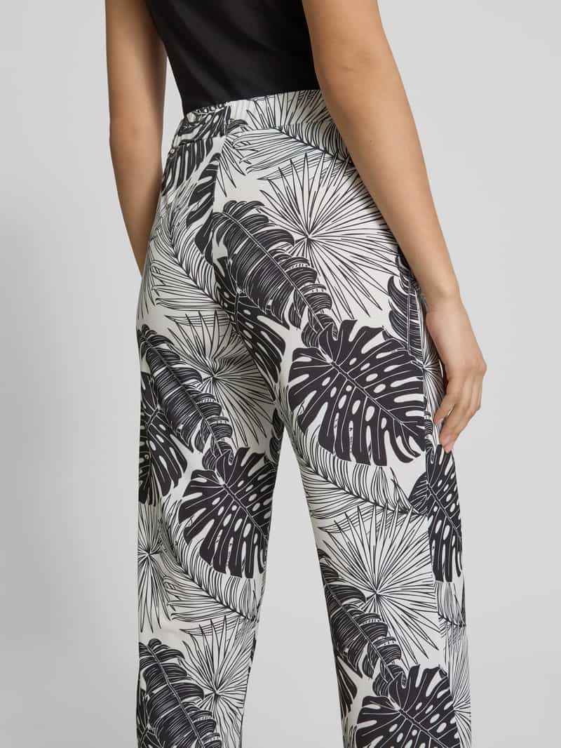 STEHMANN Broek met verkorte pasvorm en elastische band model 'Filiz'