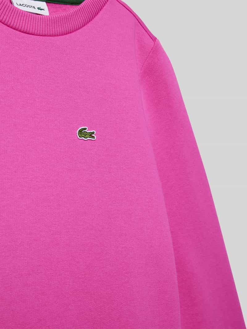 Lacoste Sweatshirt met labelstitching