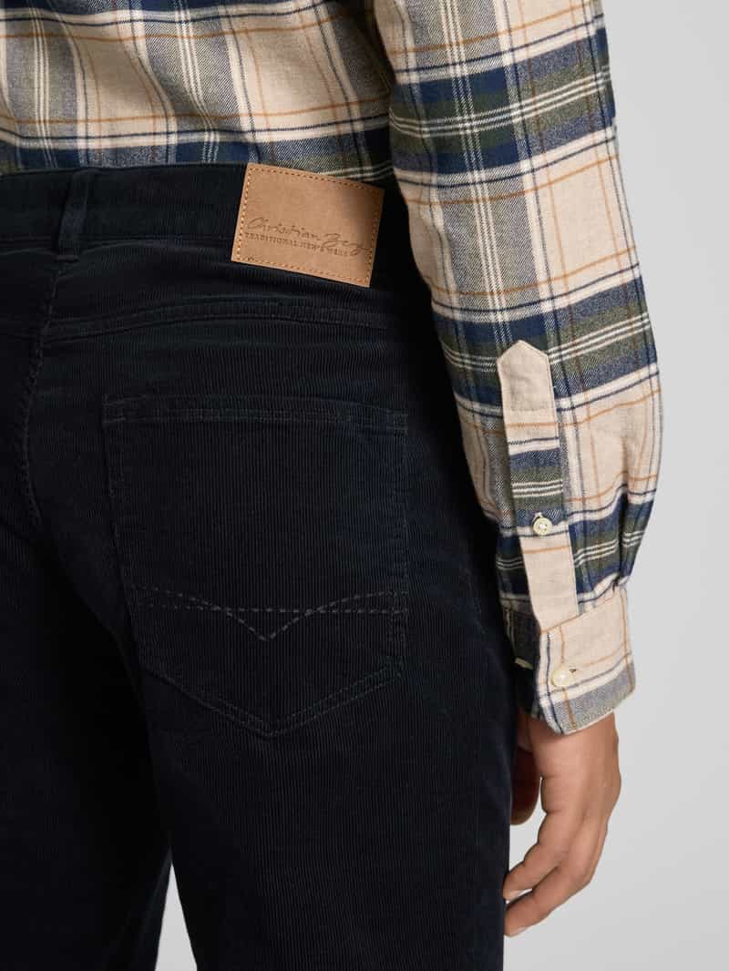 Christian Berg Men Corduroy broek met 5-pocketmodel