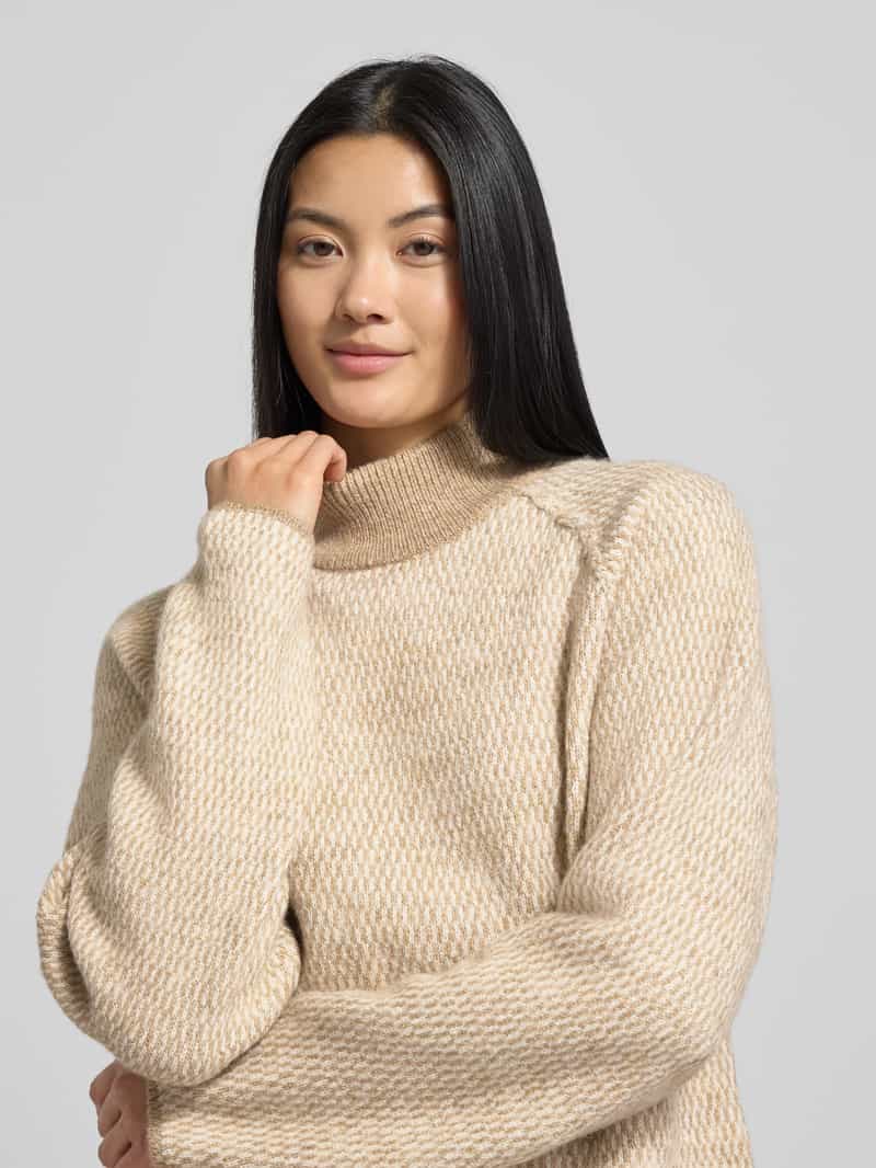 Vero Moda Regular fit gebreide pullover met all-over motief model 'FELIZE'