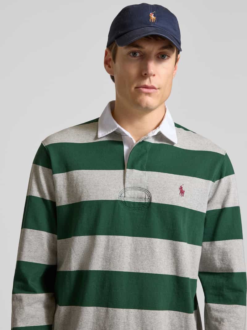 Polo Ralph Lauren Sweatshirt met polokraag en labelstitching
