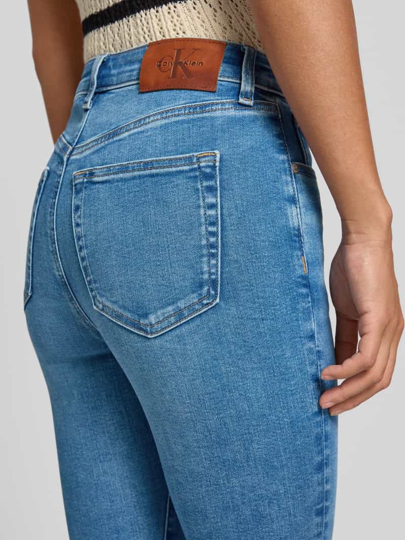 Calvin Klein Jeans Skinny fit jeans met labeldetail