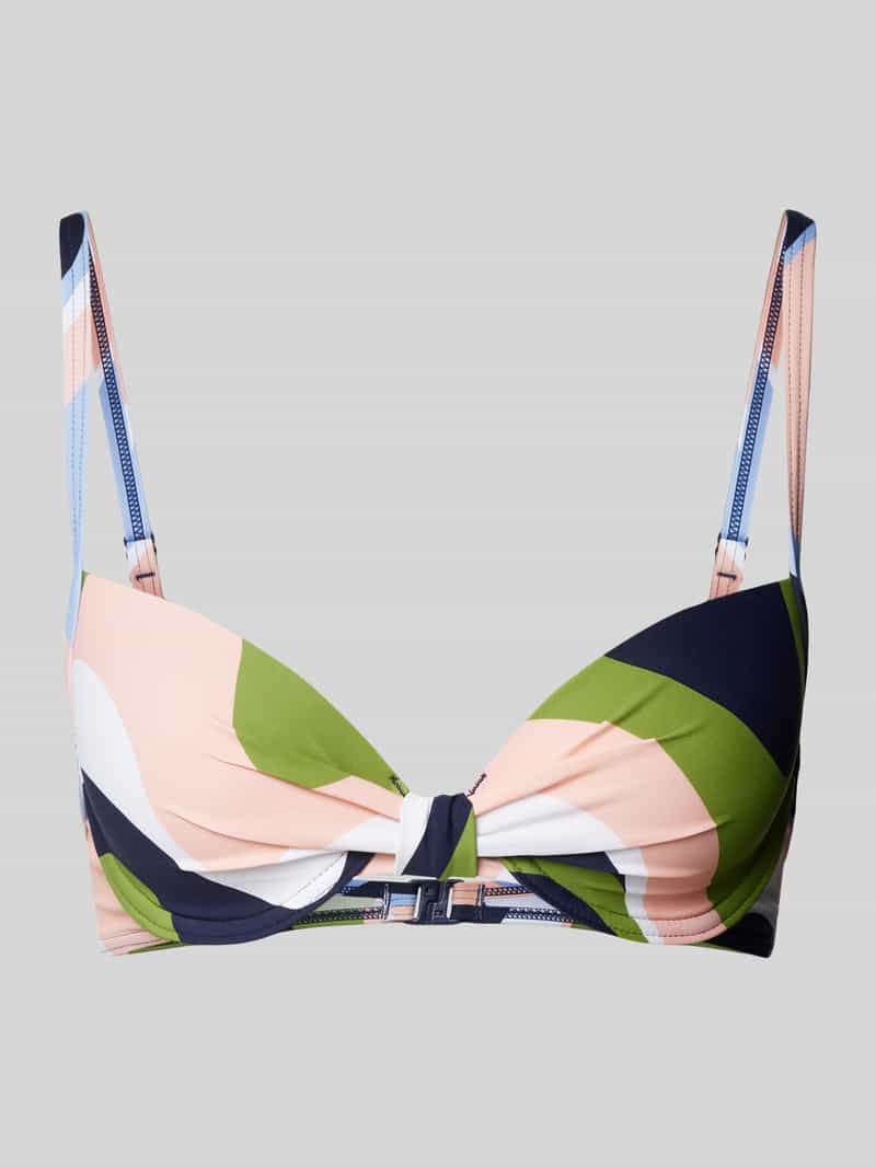 Esprit Bikinitop met all-over print, model 'WAVE BEACH'