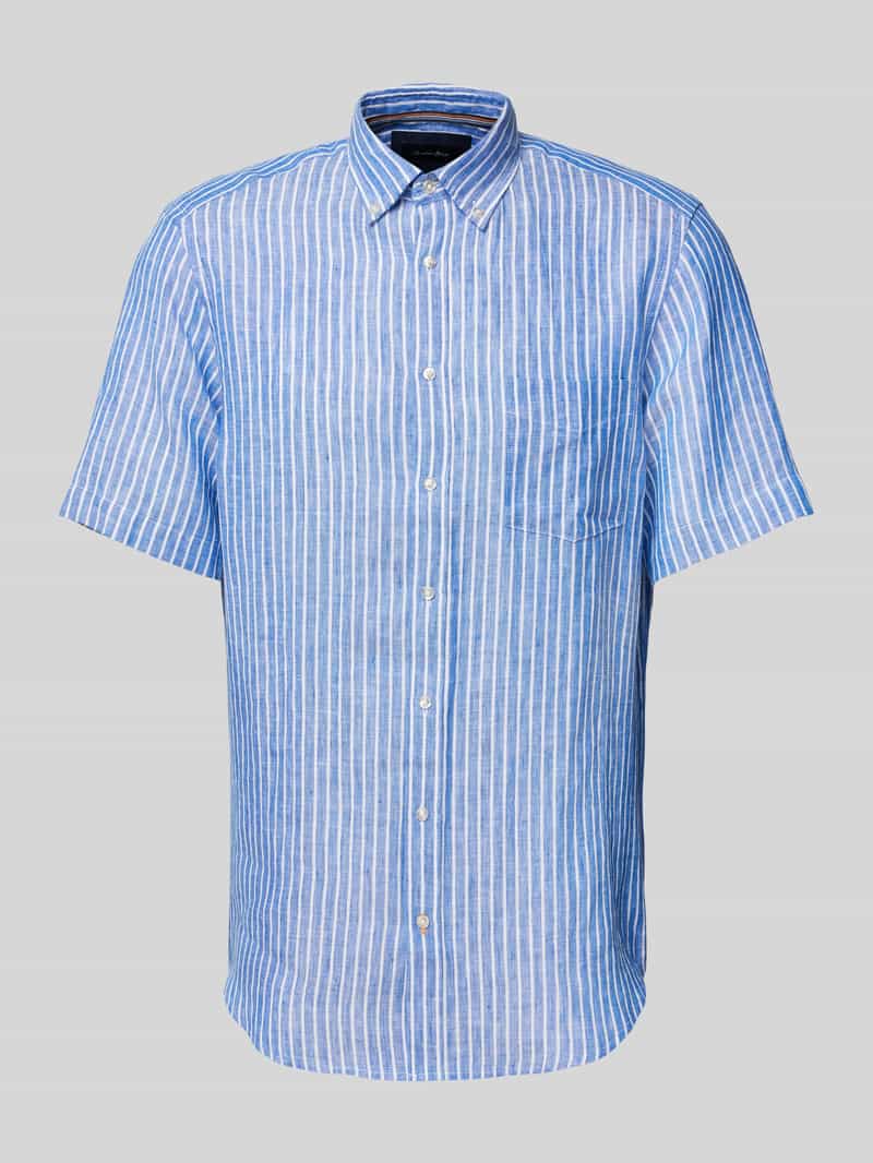 Christian Berg Men Vrijetijdsoverhemd met knoopsluiting