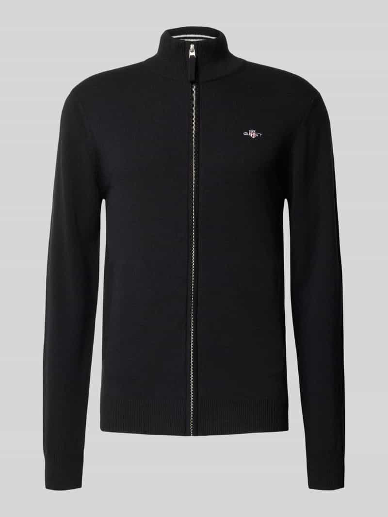 Gant Gebreid jack met ritssluiting