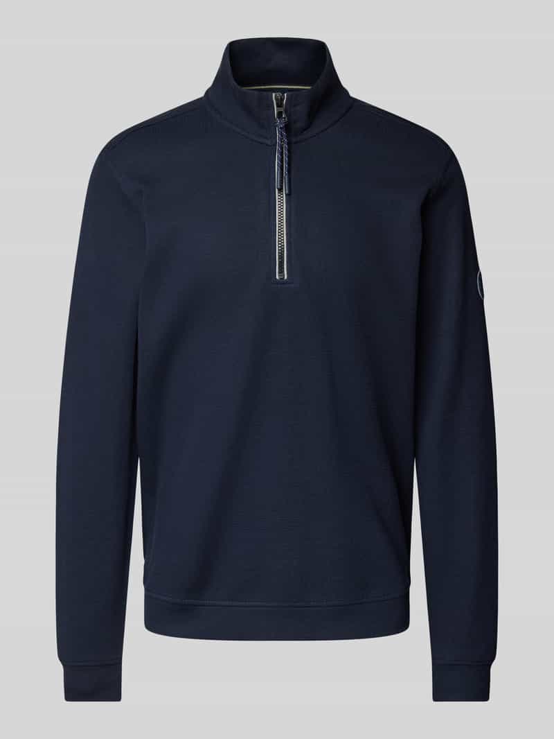 Lerros Sweatshirt met labelpatch model 'SELANIK'