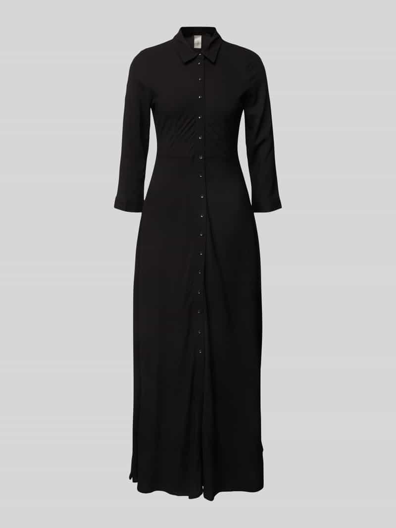 Maxi-jurk van pure viscose model 'Savanna'