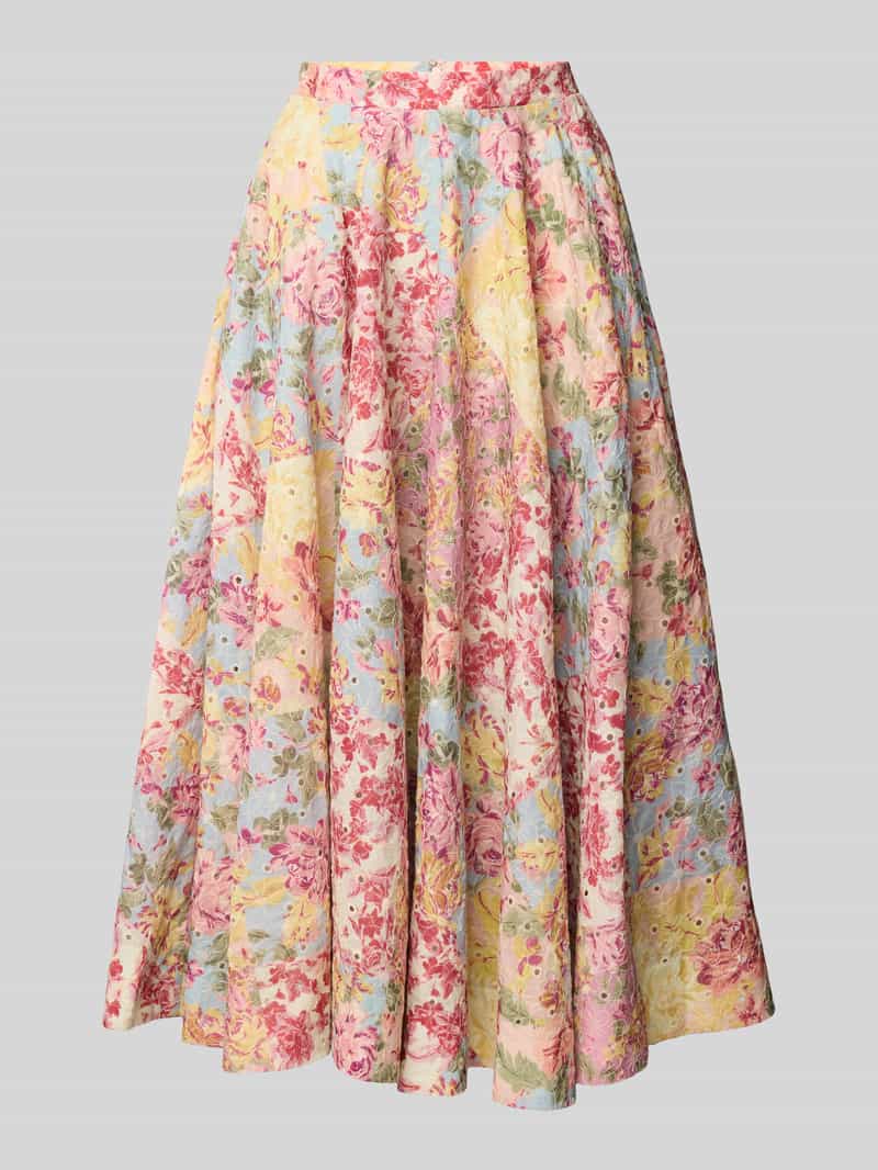 ADLYSH Midirok met broderie anglaise