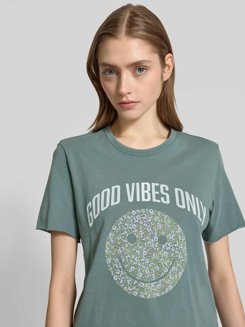 Only Regular fit T-shirt van puur katoen model 'LISA'