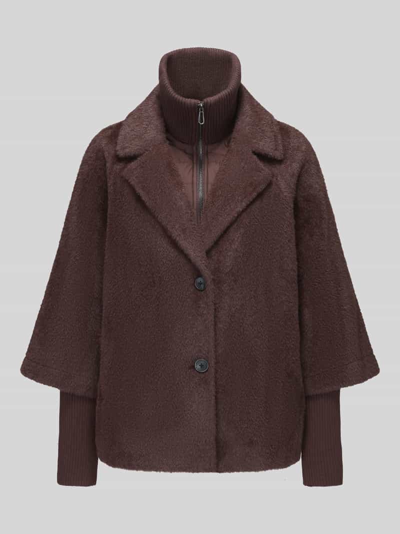 Regular fit teddyjack met lange mouwen