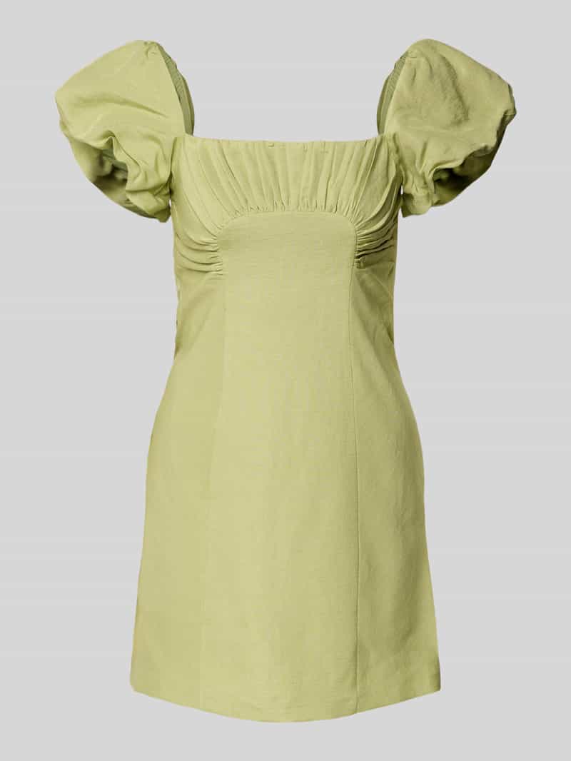 Forever New Cocktailjurk van linnenmix met pofmouwen model 'Aspen Ruched'