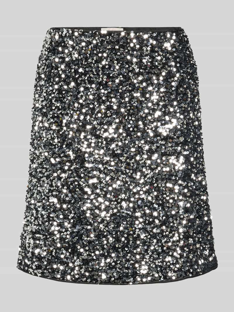 FREE QUENT Minirok met pailletten model 'LUNE'