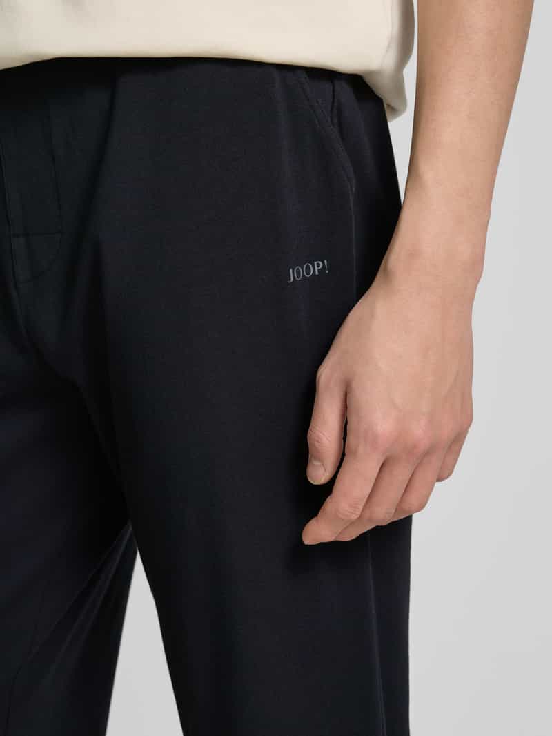 JOOP! Collection Joggingbroek met elastische band en tunnelkoord