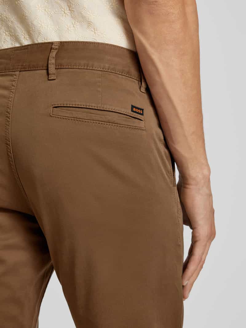 Boss Orange Slim fit chino met steekzakken
