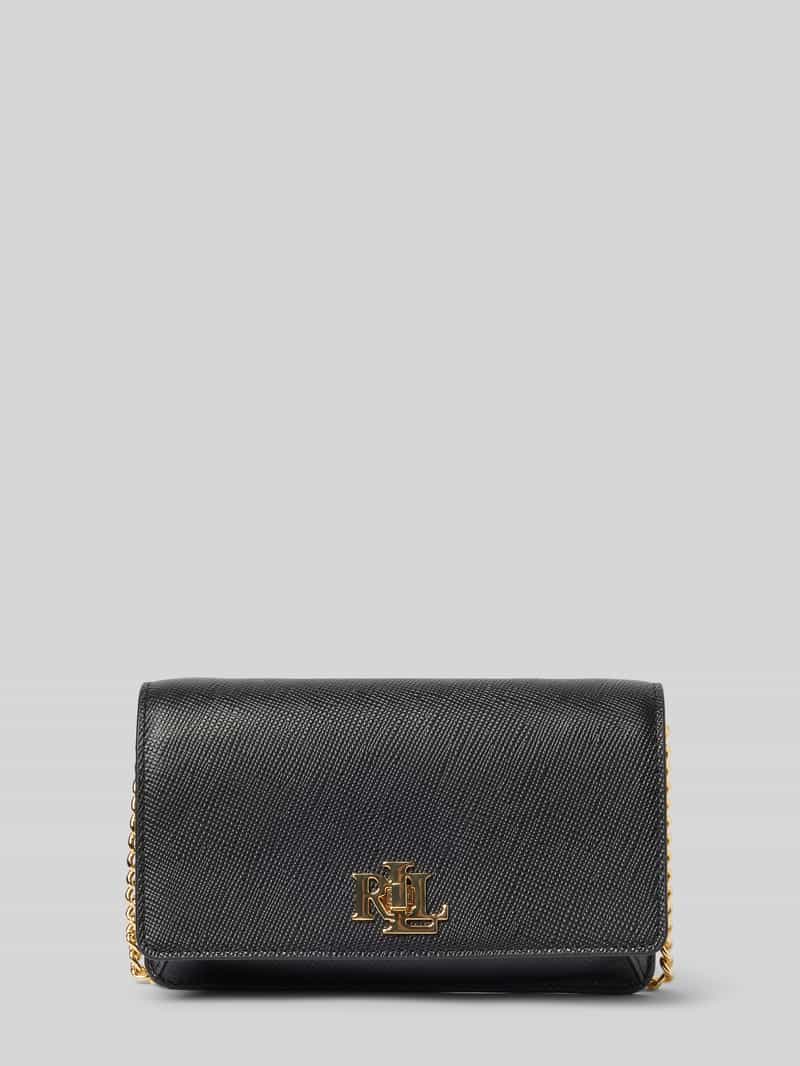 Lauren Ralph Lauren Crossbodytas van echt runderleer met logo-applicatie