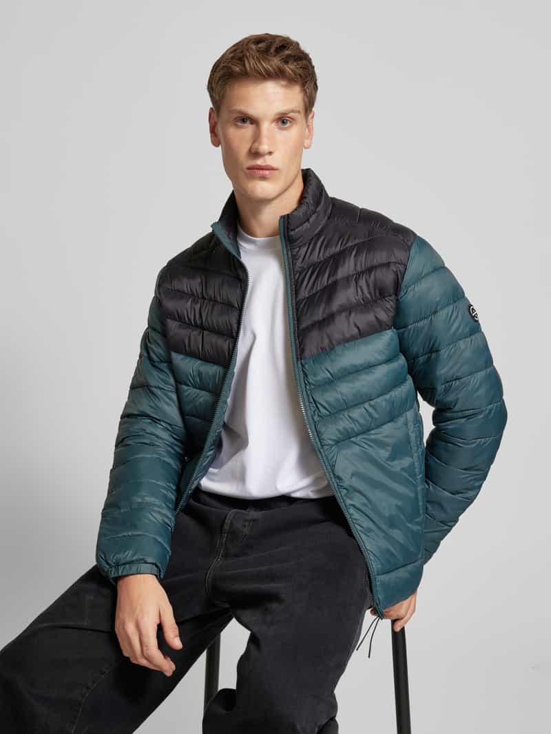 jack & jones Gewatteerd jack met opstaande kraag model 'ESPRINT'