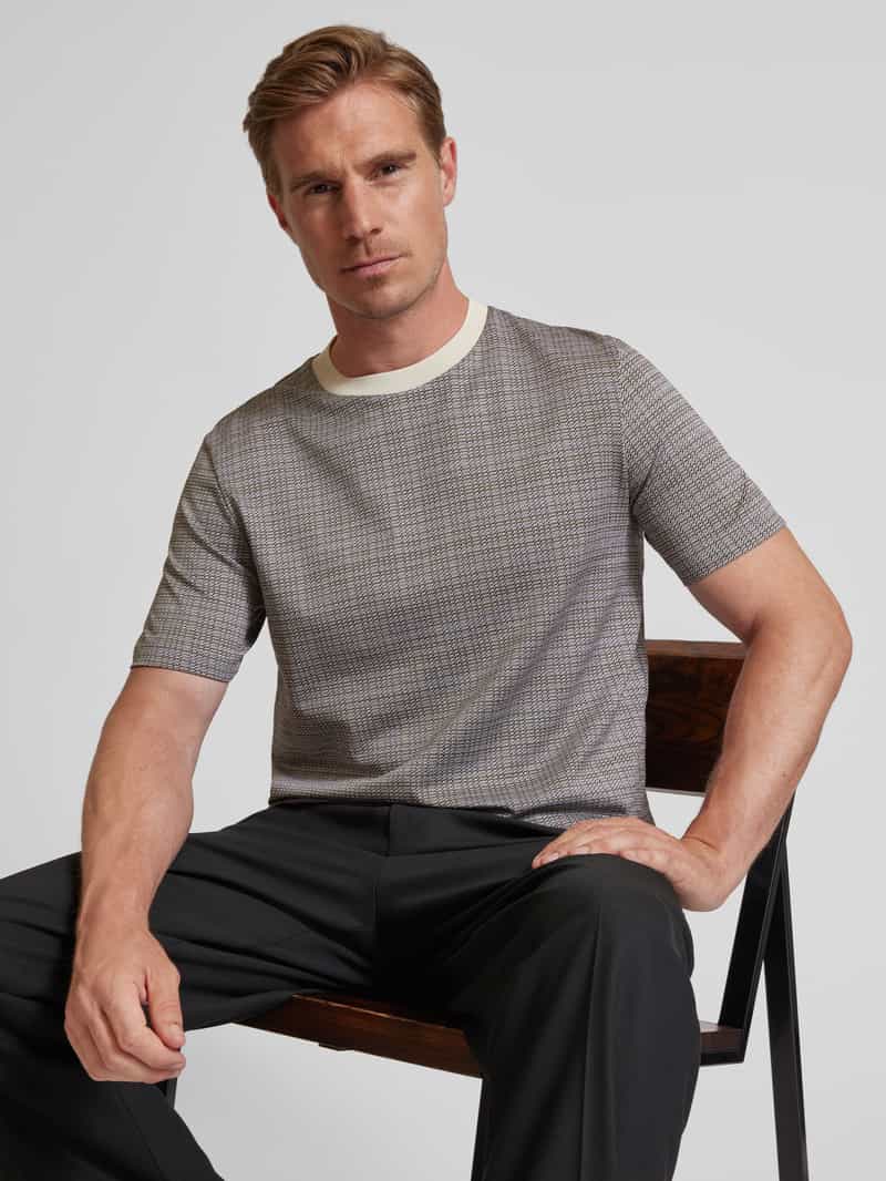 Boss Regular fit T-shirt van puur katoen model 'TAUT'